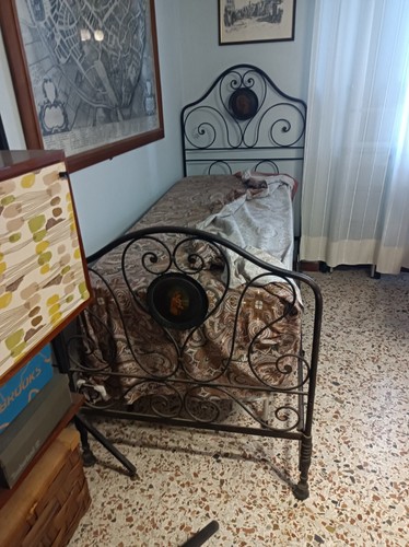 Letto antico ferro battuto - antico,