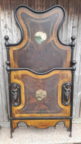 Letto antico ferro battuto - antico,