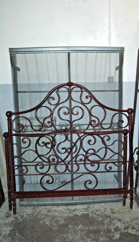 Letto antico ferro - letto, battuto