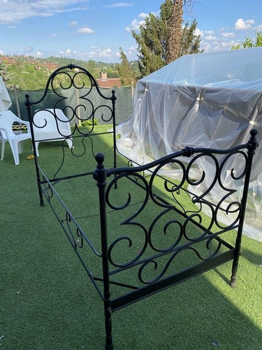 Antico letto ferro battuto - antico,
